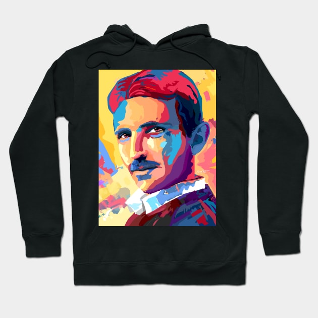 Nikola Tesla Hoodie by mailsoncello